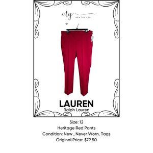 Sophisticated Red Pants